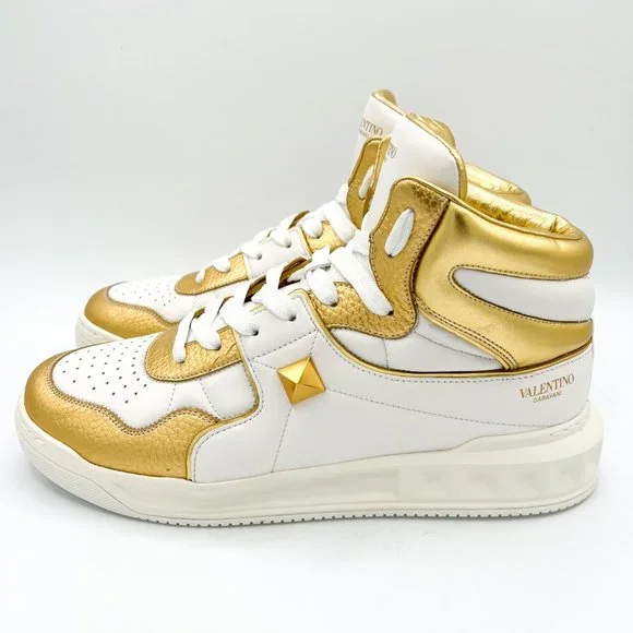 Valentino Garavani Roman Stud high-top sneakers Sz 44 - Picture 6 of 9